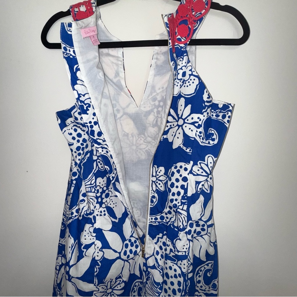 Lilly Pulitzer Augusta Dress – Quahog Chowdah Print, Size 6 - Picture 8 of 16
